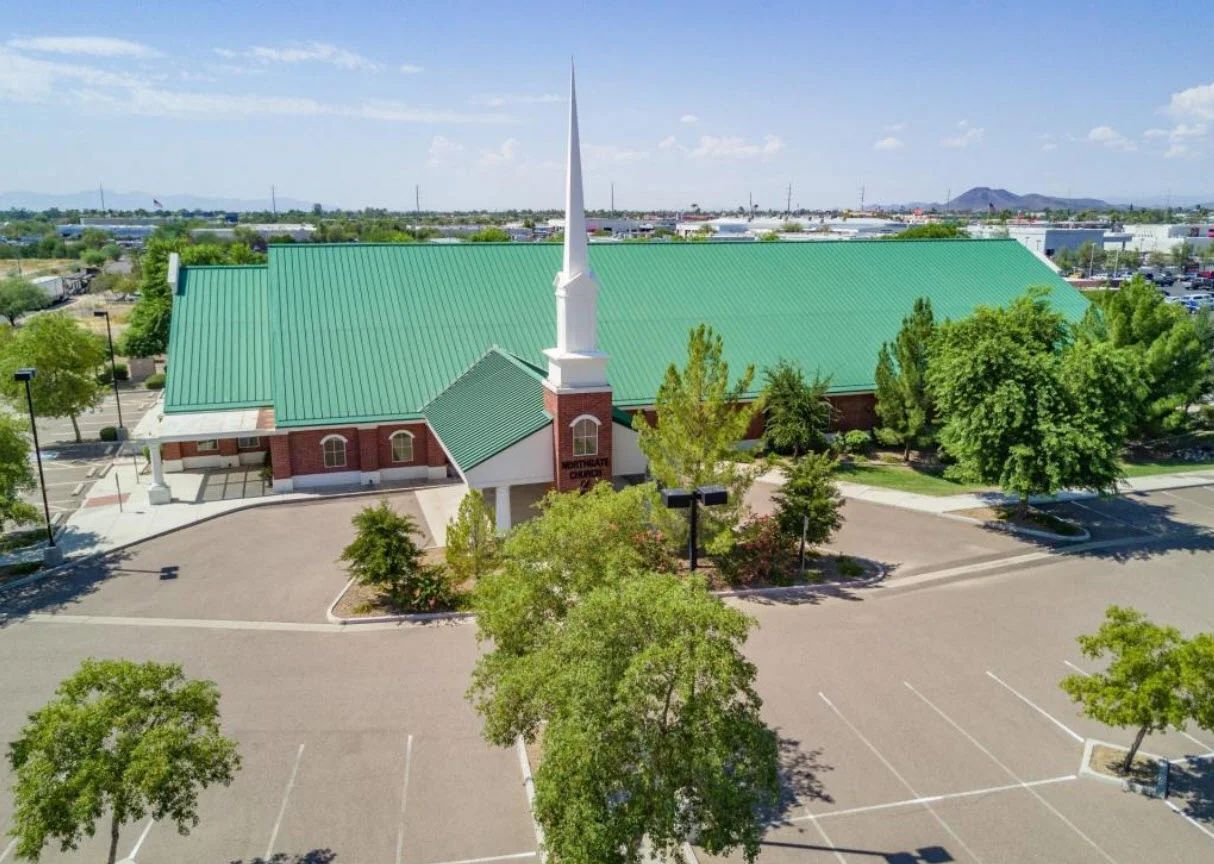 Holy Family in Phoenix seen from above